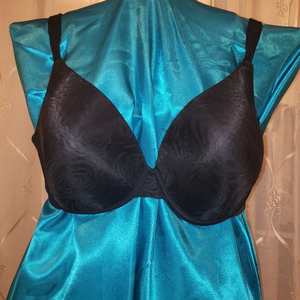 Avenue Body Black Full Coverage Bra